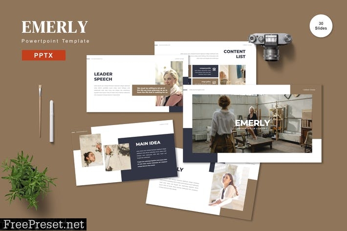 Emerly - Powerpoint Template 2UMGMUJ