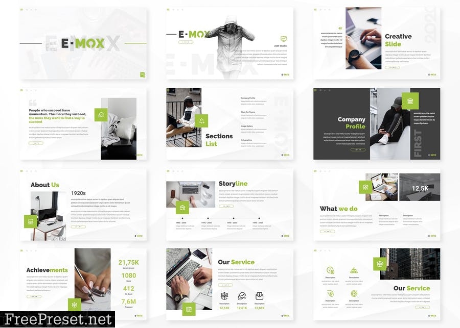 Emox - Presentation Template 8YD394B