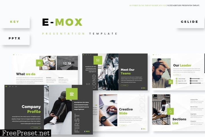 Emox - Presentation Template 8YD394B