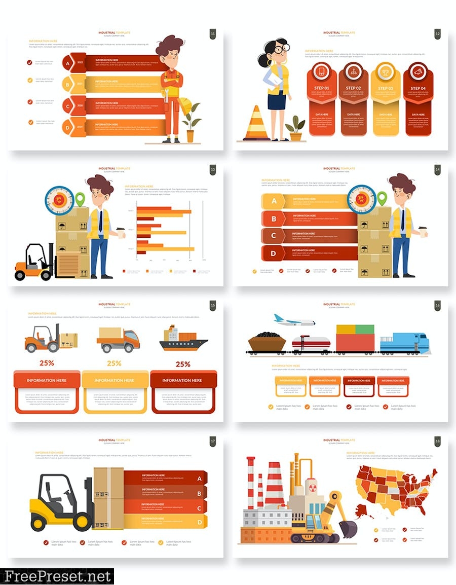 Engineer Animation Powerpoint Template F7FQUPW