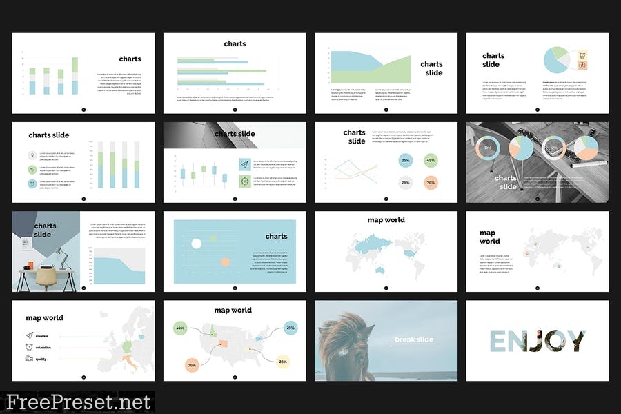 Enjoy PowerPoint Template PRZZJH