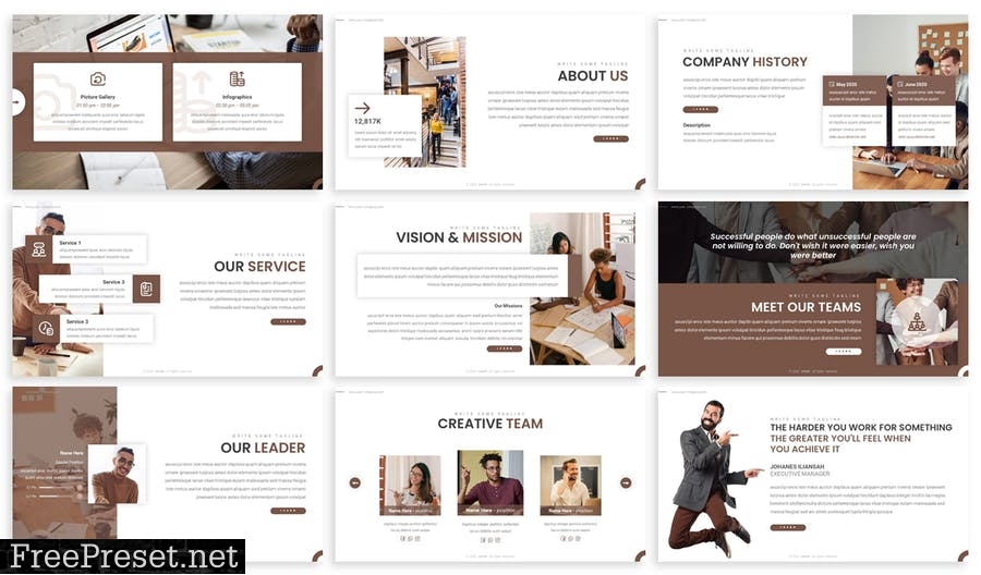 Enrich - Business Prensentation Template 49Y4FSD