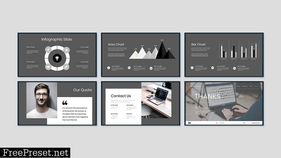 Entech - Business Presentation PowerPoint Template BLXMP37