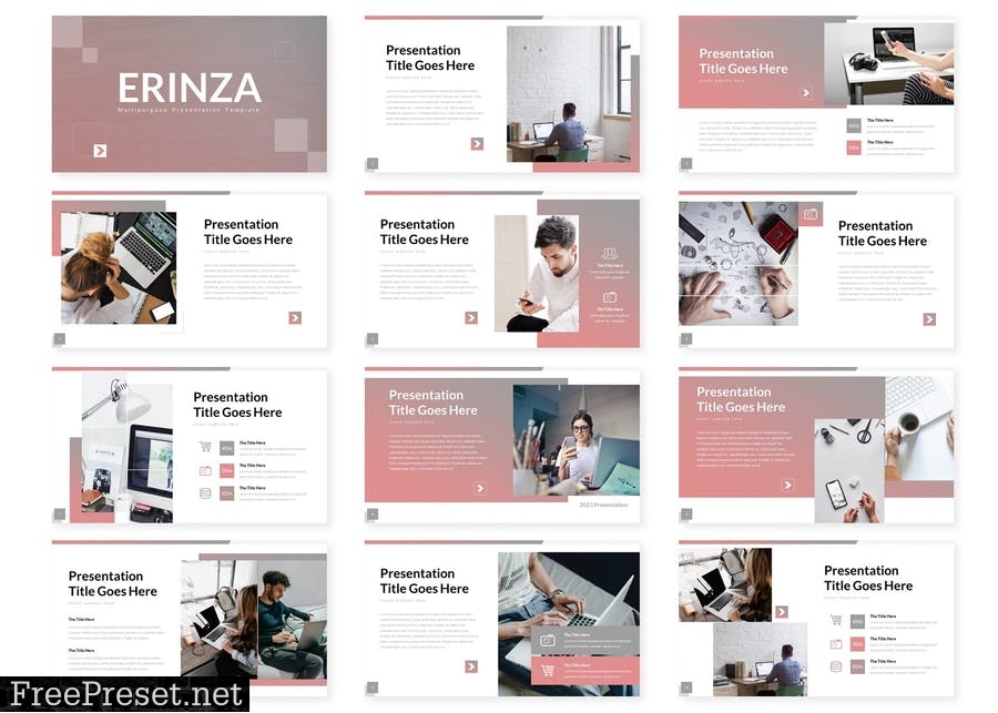 Erinza - Presentation Template G2727DU