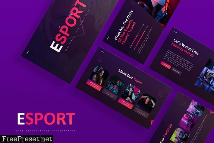 Esport - Powerpoint Presentation Template NFRF3G6