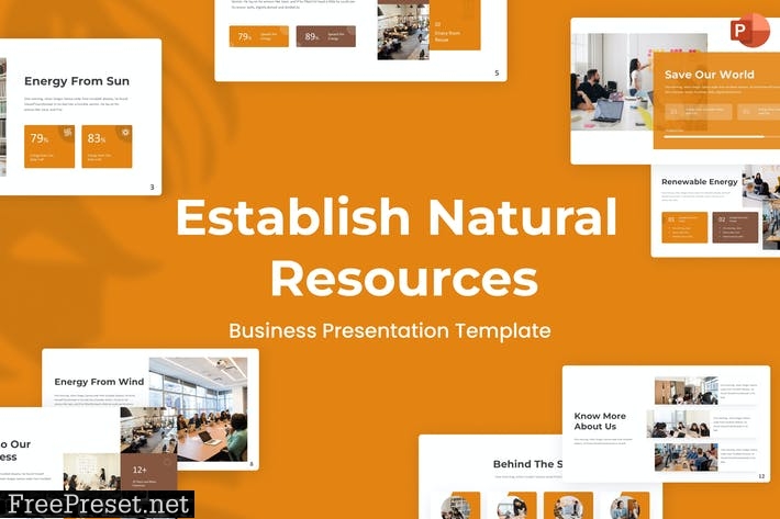 Establish Orange Corporate Business Presentation L3CUDJP