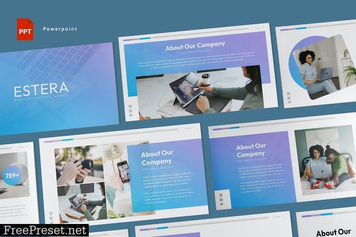 Estera - Powerpoint Template E9XEQ3J