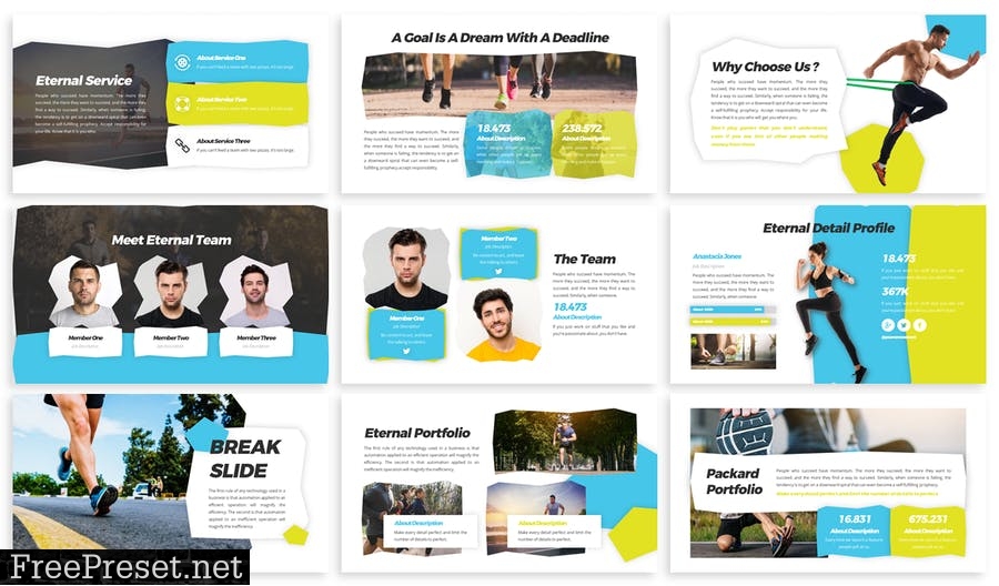 Eternal - Business Template Prensentation W94MQMQ