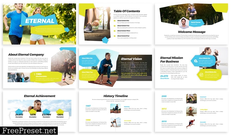 Eternal - Business Template Prensentation W94MQMQ