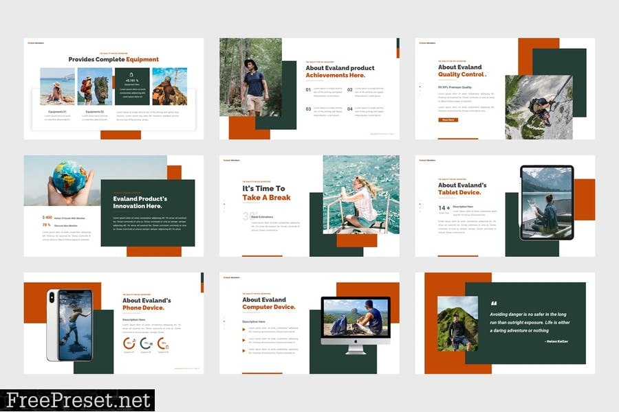 Evaland - Adventure Store PowerPoint Template XNFU2Z6