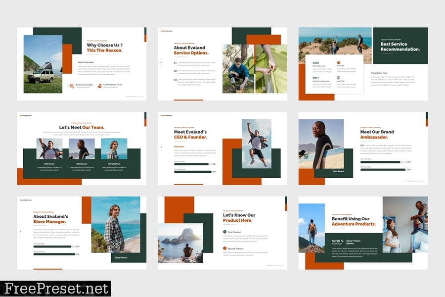 Evaland - Adventure Store PowerPoint Template XNFU2Z6