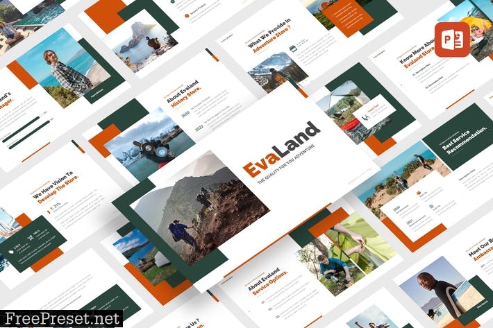 Evaland - Adventure Store PowerPoint Template XNFU2Z6