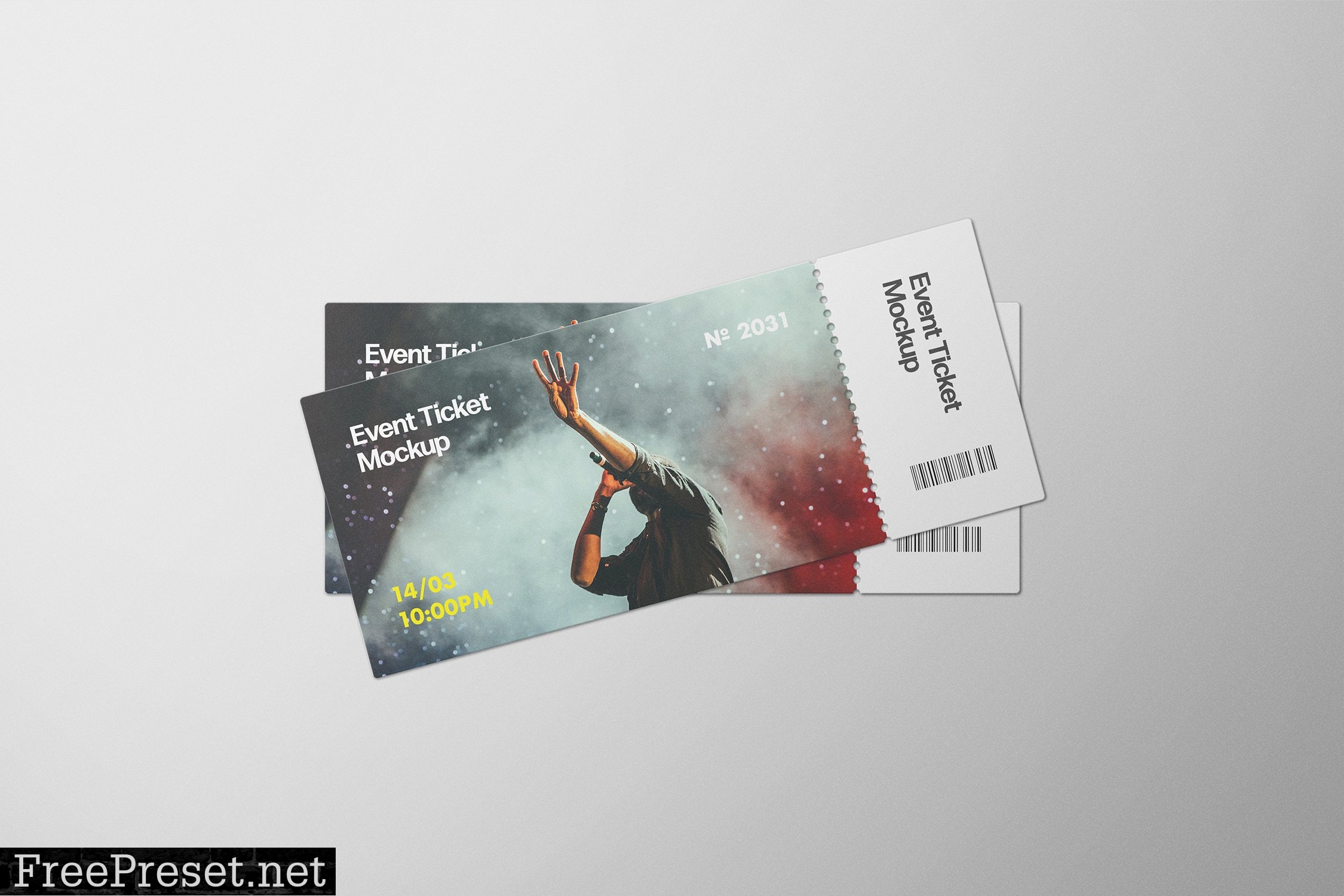 Event Tickets Mockup Set 6808562