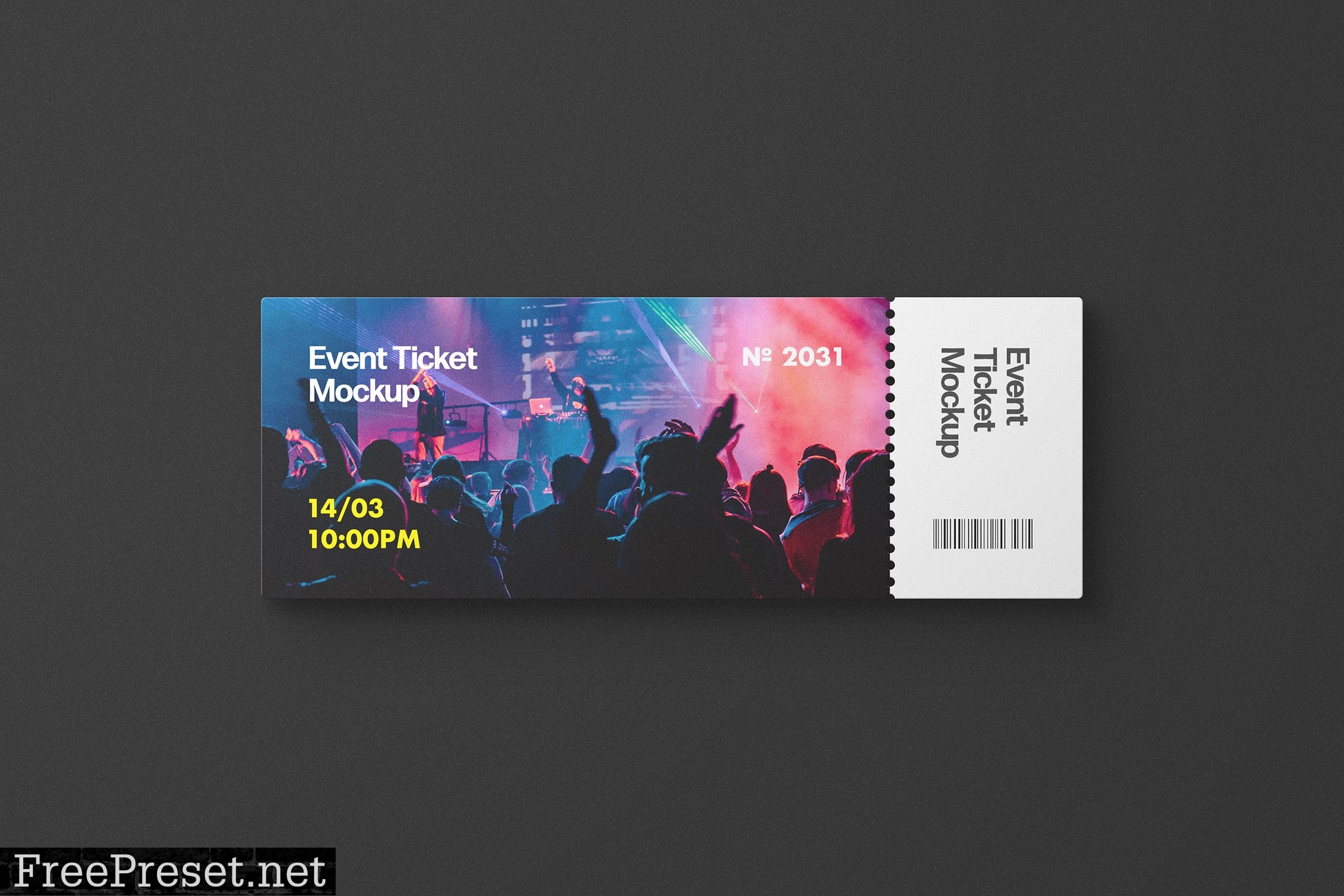 Event Tickets Mockup Set 6808562