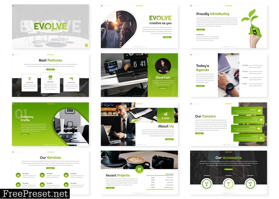 Evolve - Presentation Template CGS5VQ6