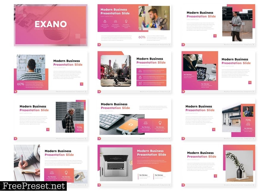 Exano - Presentation Template 7VNT4YL