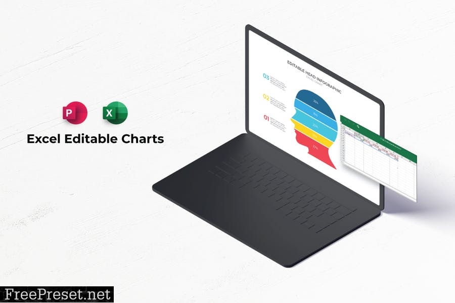 Excel Charts Animated PowerPoint Presentation 5R6KC6C