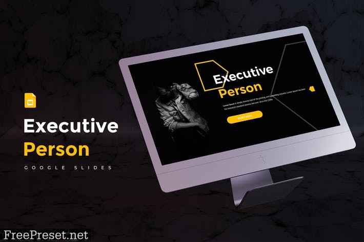 Executive Person - Google Slides Template LWSGUX