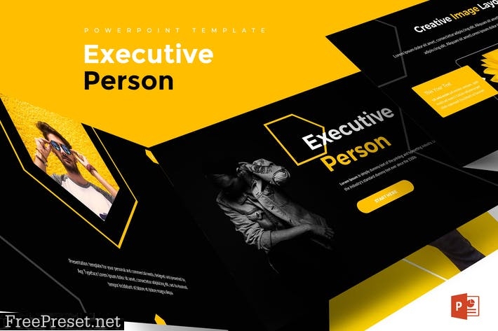 Executive Person - Powerpoint Template 96SGZE