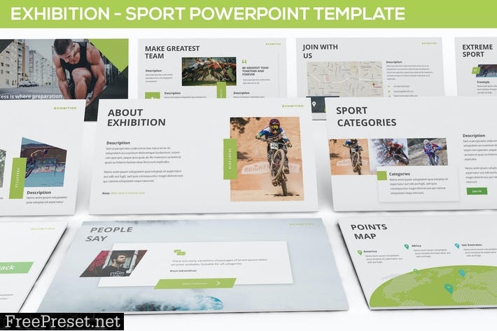 Exhibition - Sport Powerpoint Template CK5JTN