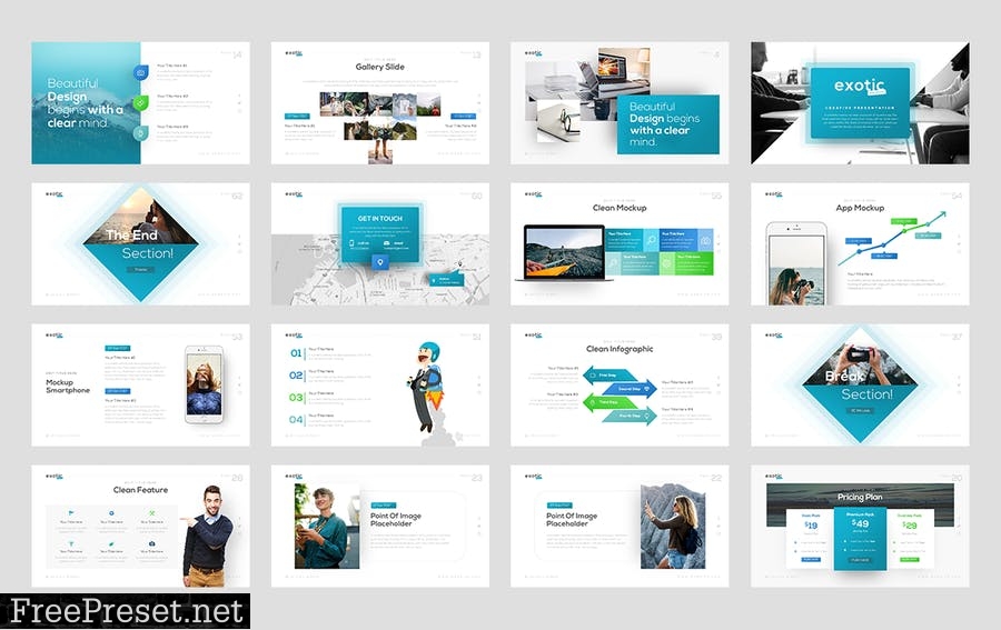 Exotic Project Presentation Template VTE6DH
