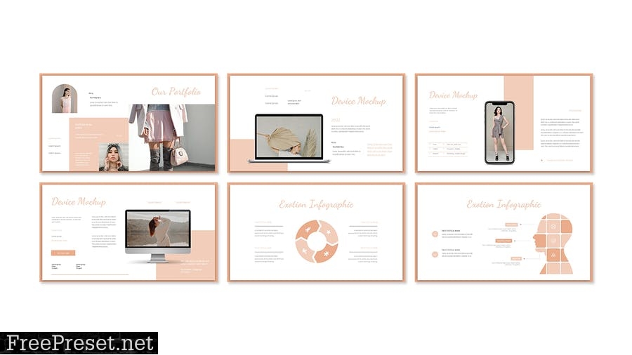 Exotion - Fashion Presentation PowerPoint Template 2DQBB3R