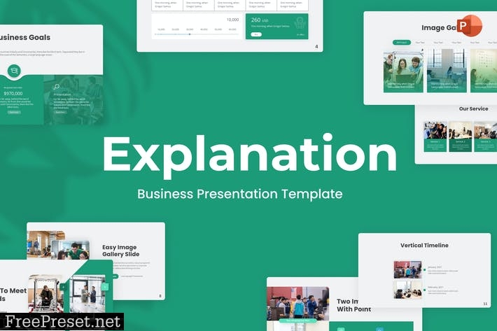 Explanation Business PowerPoint Template 9VWKJBW