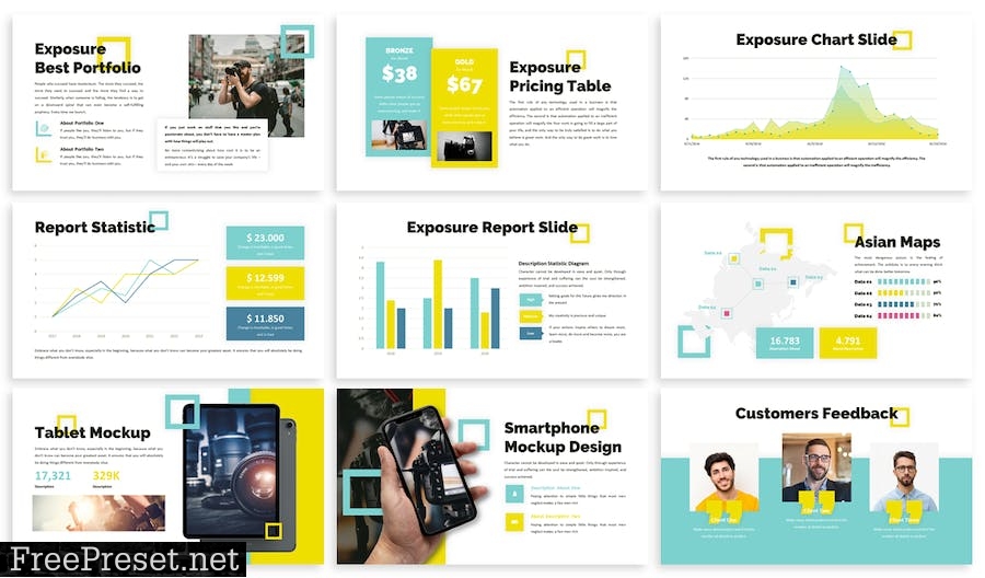 Exposure - Business Template Prensentation BJ6PRVZ