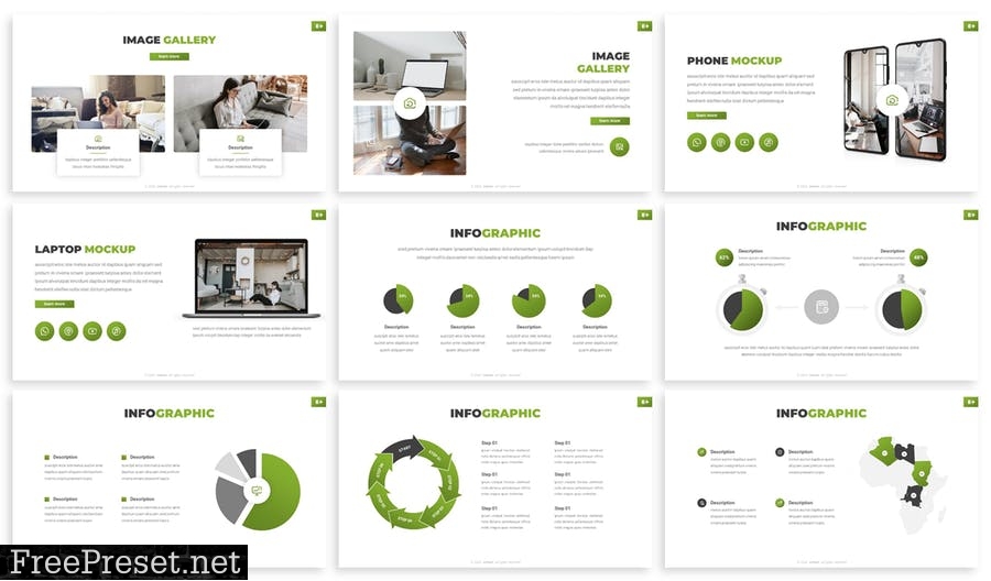 Extend - Eco Business Prensentation Template BW9XFPN