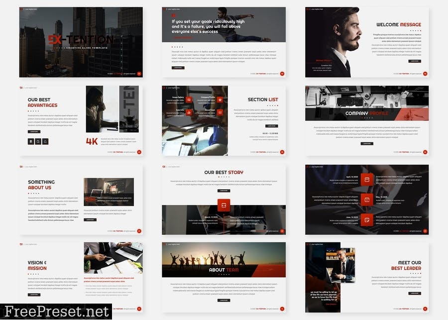 Extention - Presentation Template YXFXZF7