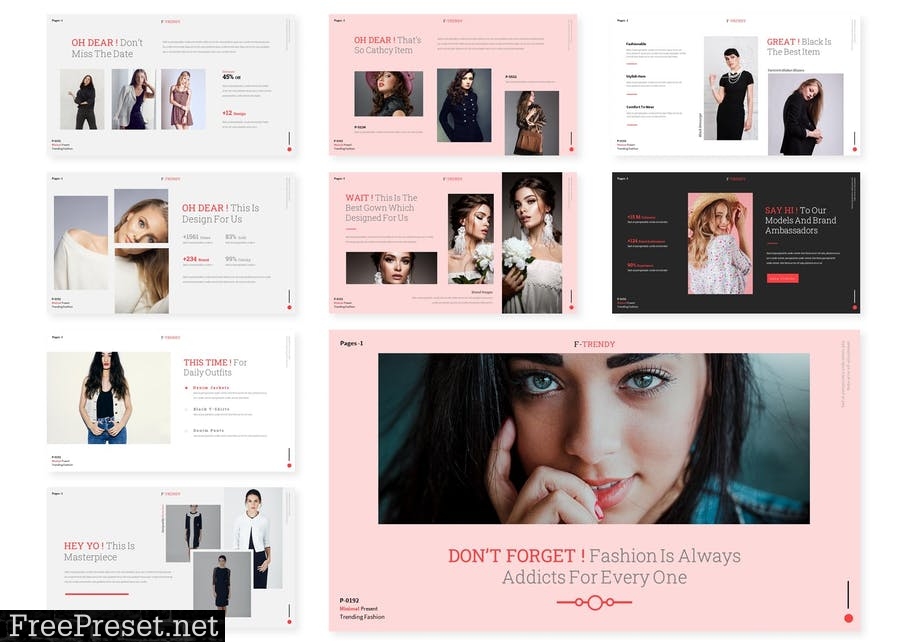 F-Trendy | Presentation Template