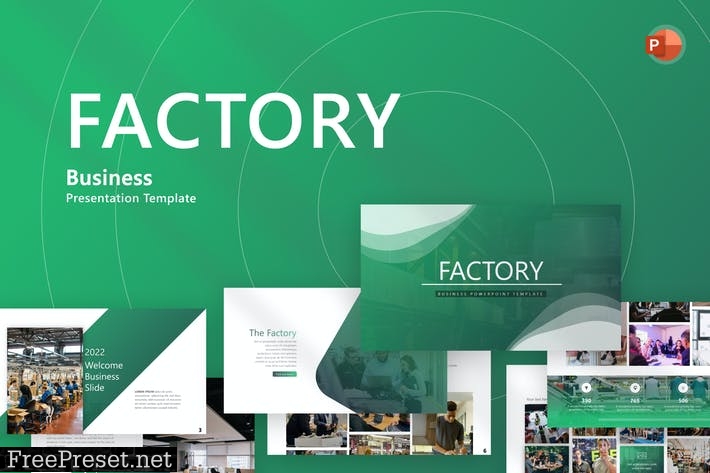 Factory Business PowerPoint Template