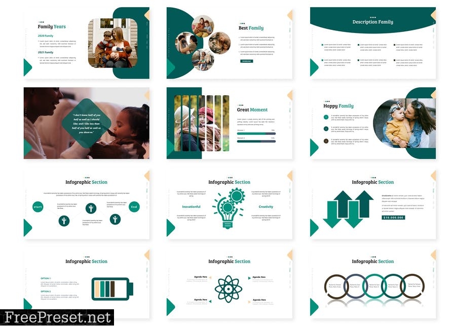 Famille - Presentation Template CFQ76TX