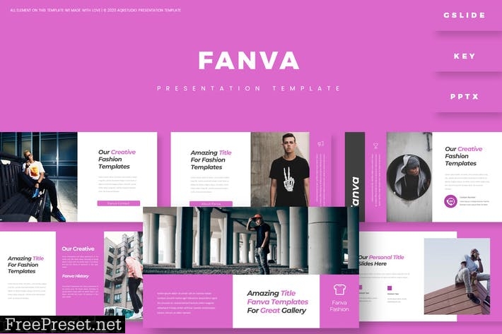 Fanva - Presentation Template ATXEV8Z