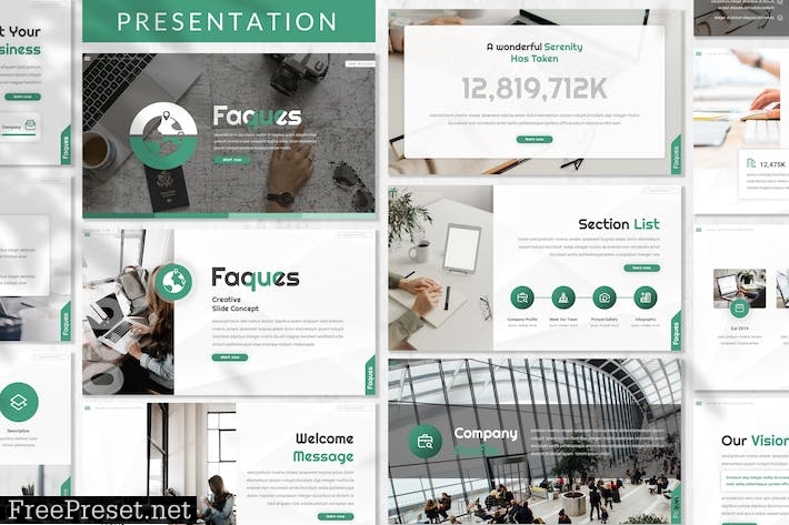 Faques - Business Prensentation Template 7S89JZ5