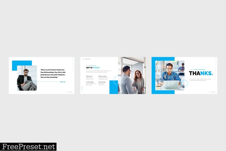 Fargos - Business PowerPoint Template 8EK3RXU