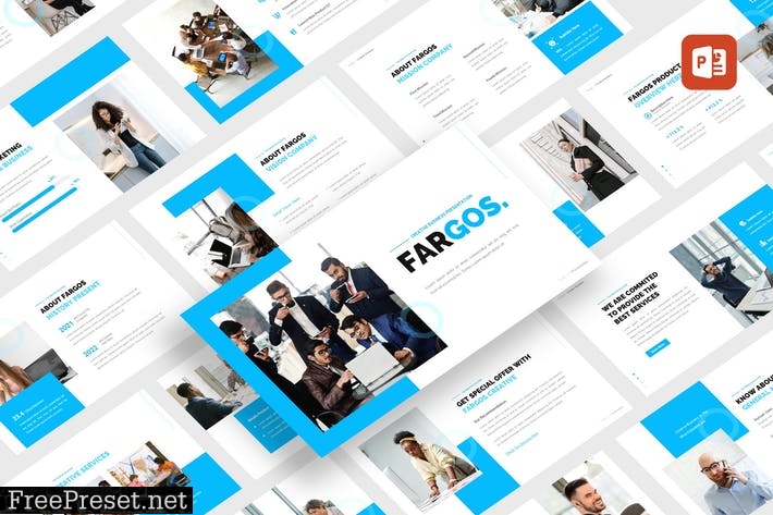 Fargos - Business PowerPoint Template 8EK3RXU