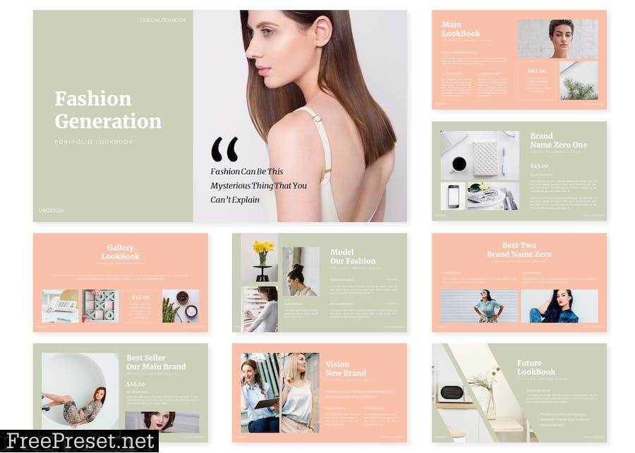 Fashion Generation | Presentation Template 3AGNBHH