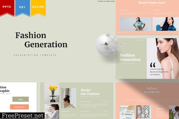 Fashion Generation | Presentation Template 3AGNBHH