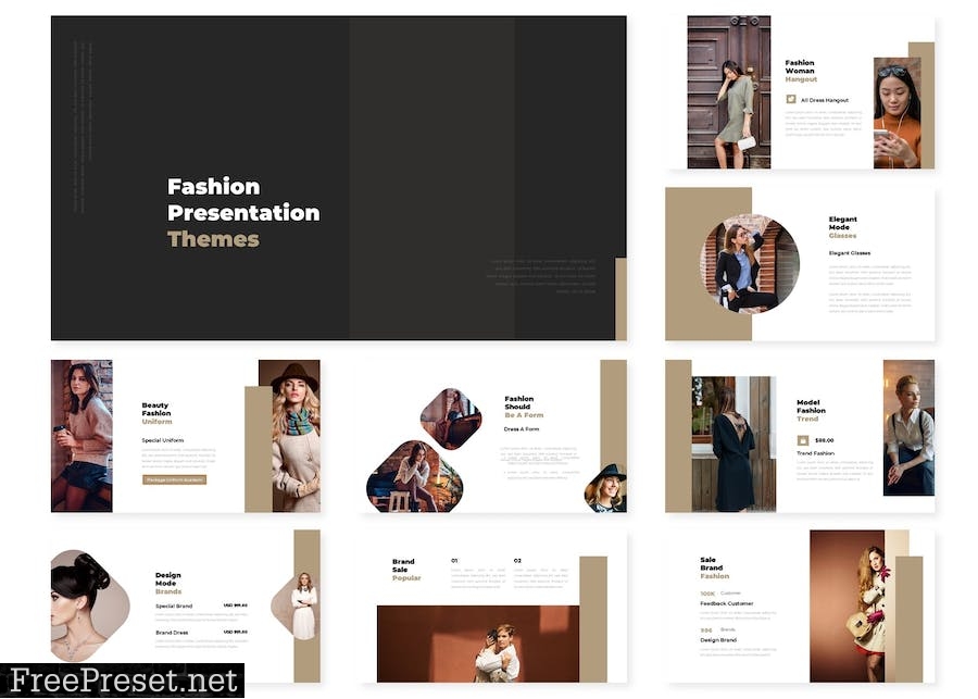 Fashion Themes | Powerpoint, Keynote, GoogleSlides KSCC3SZ