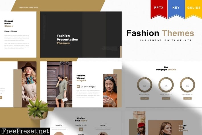 Fashion Themes | Powerpoint, Keynote, GoogleSlides KSCC3SZ