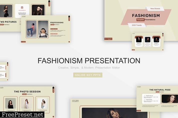 Fashionism Presentation Template ZRNDDS2