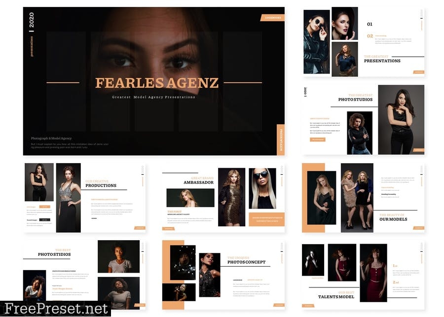 Fearles Agenz | Powerpoint, Keynote, Google Slides R5WX7ZA