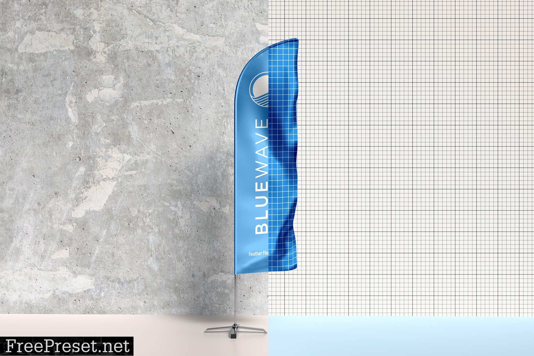 Feather Flag Mockup - 6 Views 7367179