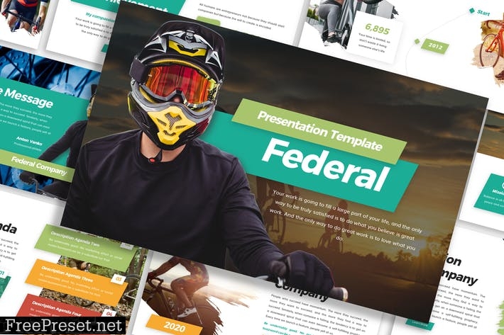 Federal - Sports Template Prensentation FY8YF7T