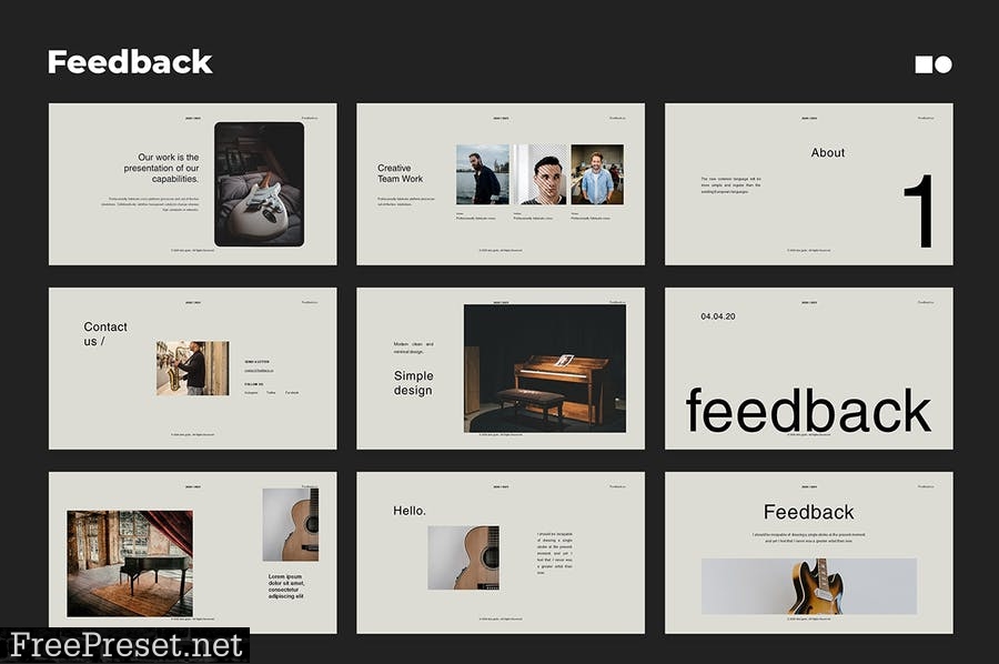 Feedback - Presentation Templates HX6W376