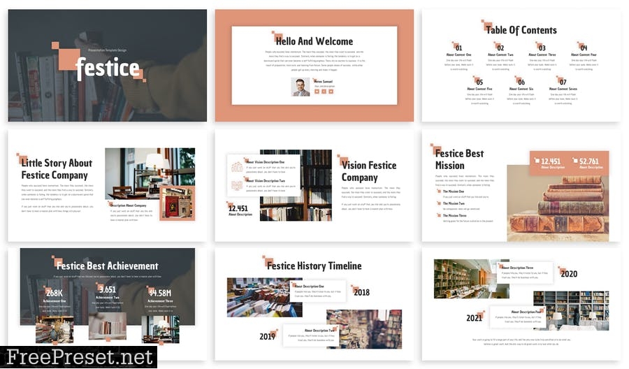 Festice - Business Template Prensentation 9F923CE