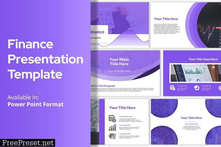 Finance Presentation Template 72QM7QR