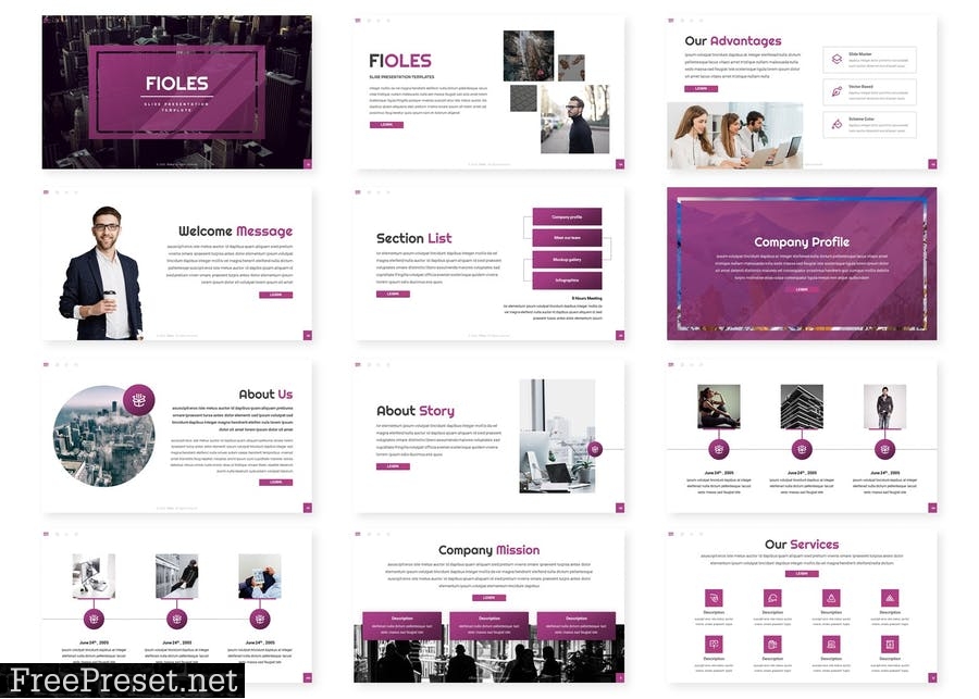 Fioles - Presentation Template 94PHSZ5