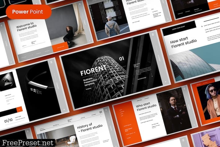 Fiorent – Business PowerPoint Template DQ63JXF